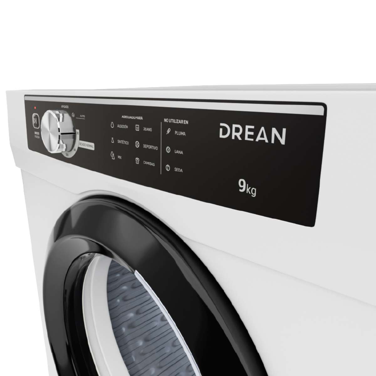 Secarropas Por Calor Drean SED090VBCL0 9KG Carga Frontal Blanco